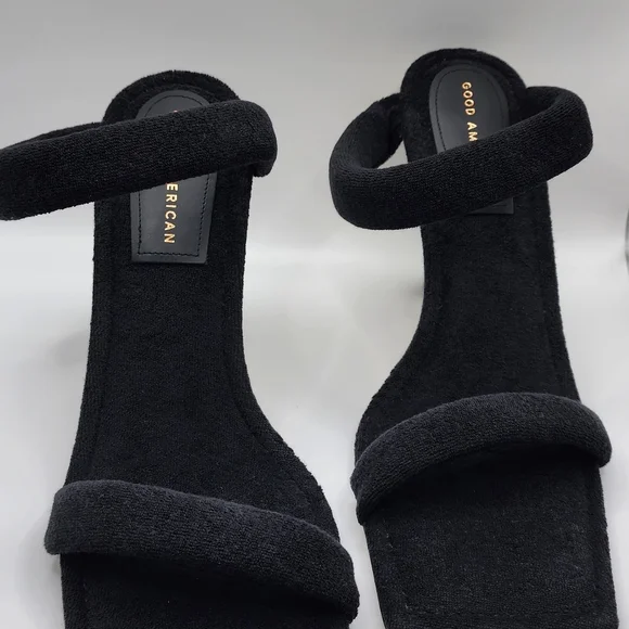 GOOD AMERICAN BLK/TERRY HEELS - Picture 7 of 9